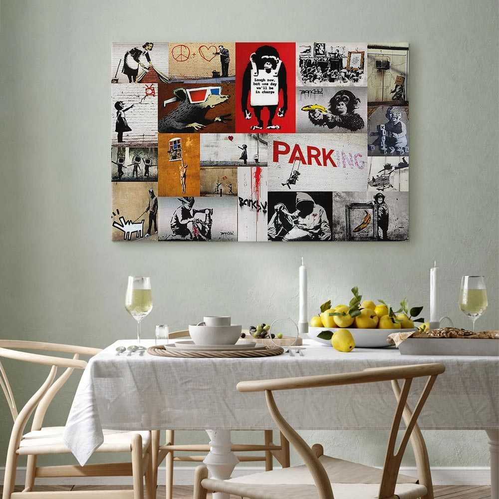 Artgeist Paveikslas - Banksy - collage