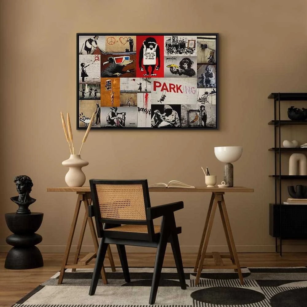 Artgeist Paveikslas - Banksy - collage
