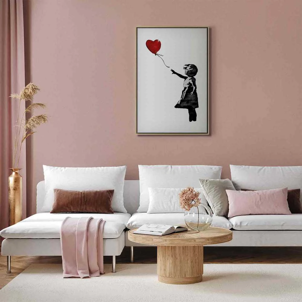 Artgeist Paveikslas - Banksy: Girl with Balloon (1 Part) Vertical