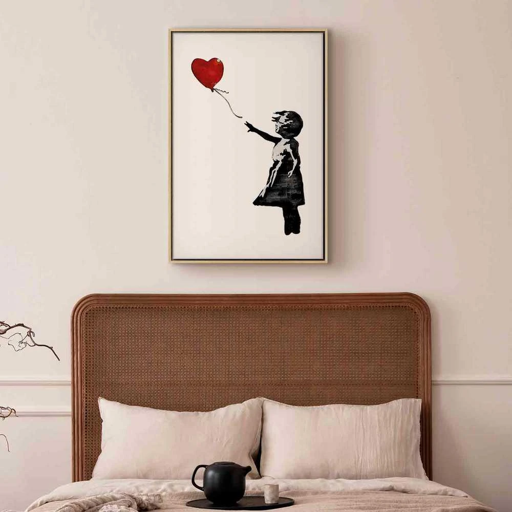 Artgeist Paveikslas - Banksy: Girl with Balloon (1 Part) Vertical