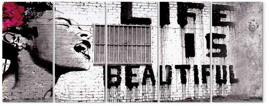 Artgeist Paveikslas - Banksy: Life is Beautiful