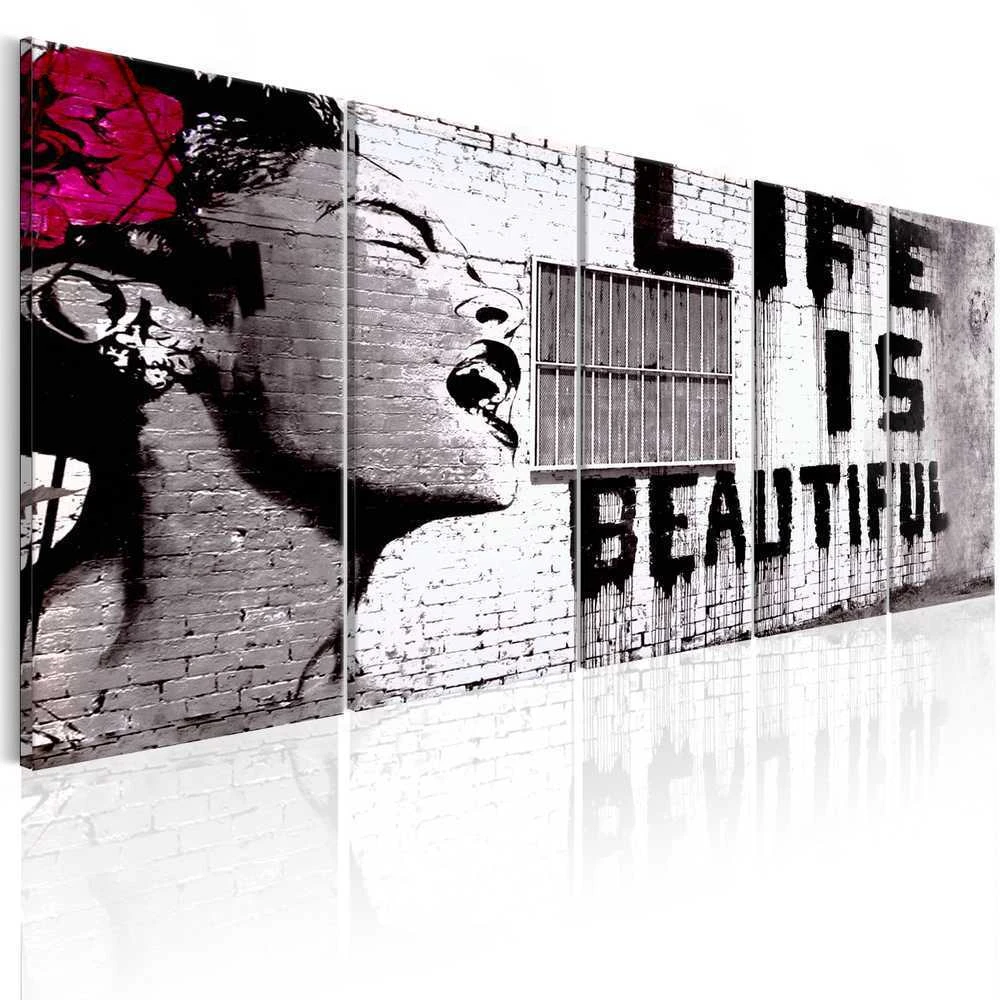 Artgeist Paveikslas - Banksy: Life is Beautiful