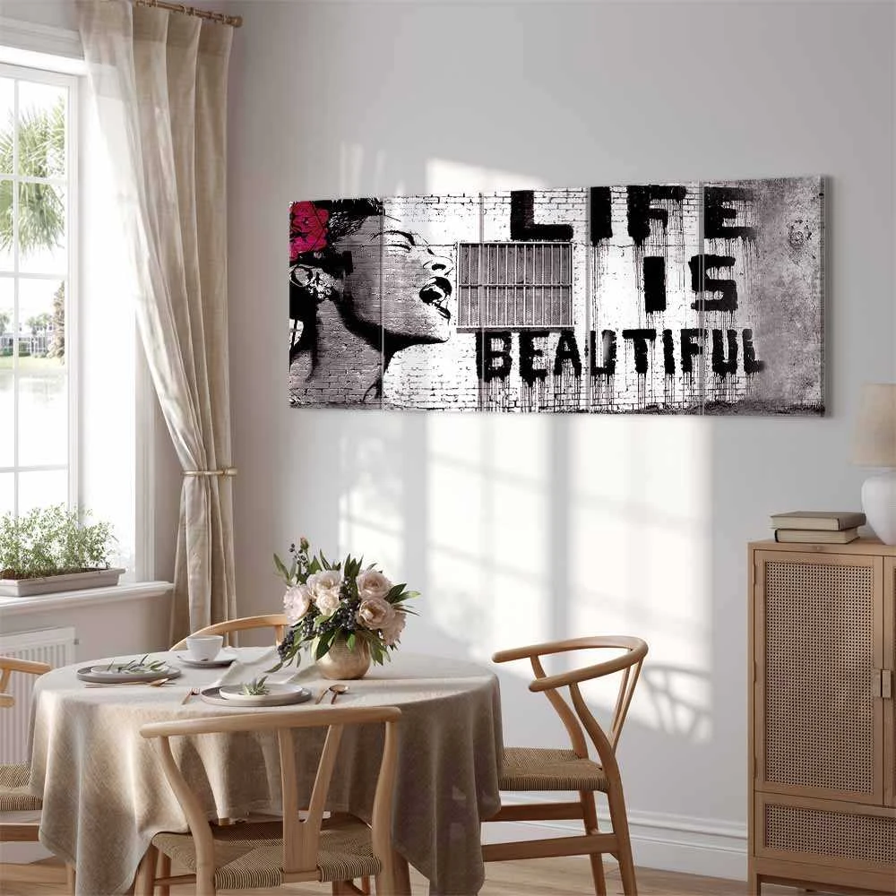 Artgeist Paveikslas - Banksy: Life is Beautiful