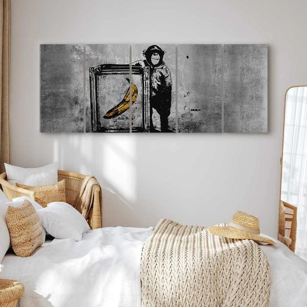 Artgeist Paveikslas - Banksy: Monkey with Frame