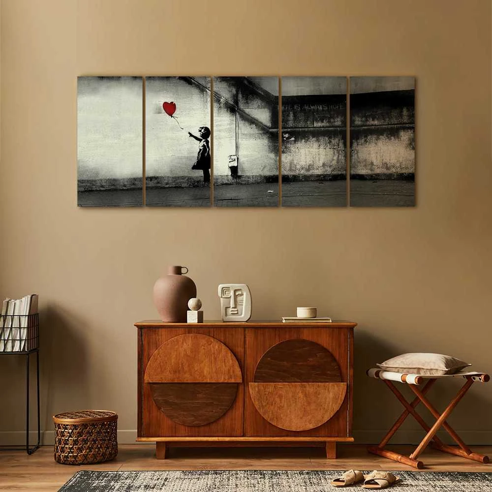 Artgeist Paveikslas - Banksy: Runaway Balloon