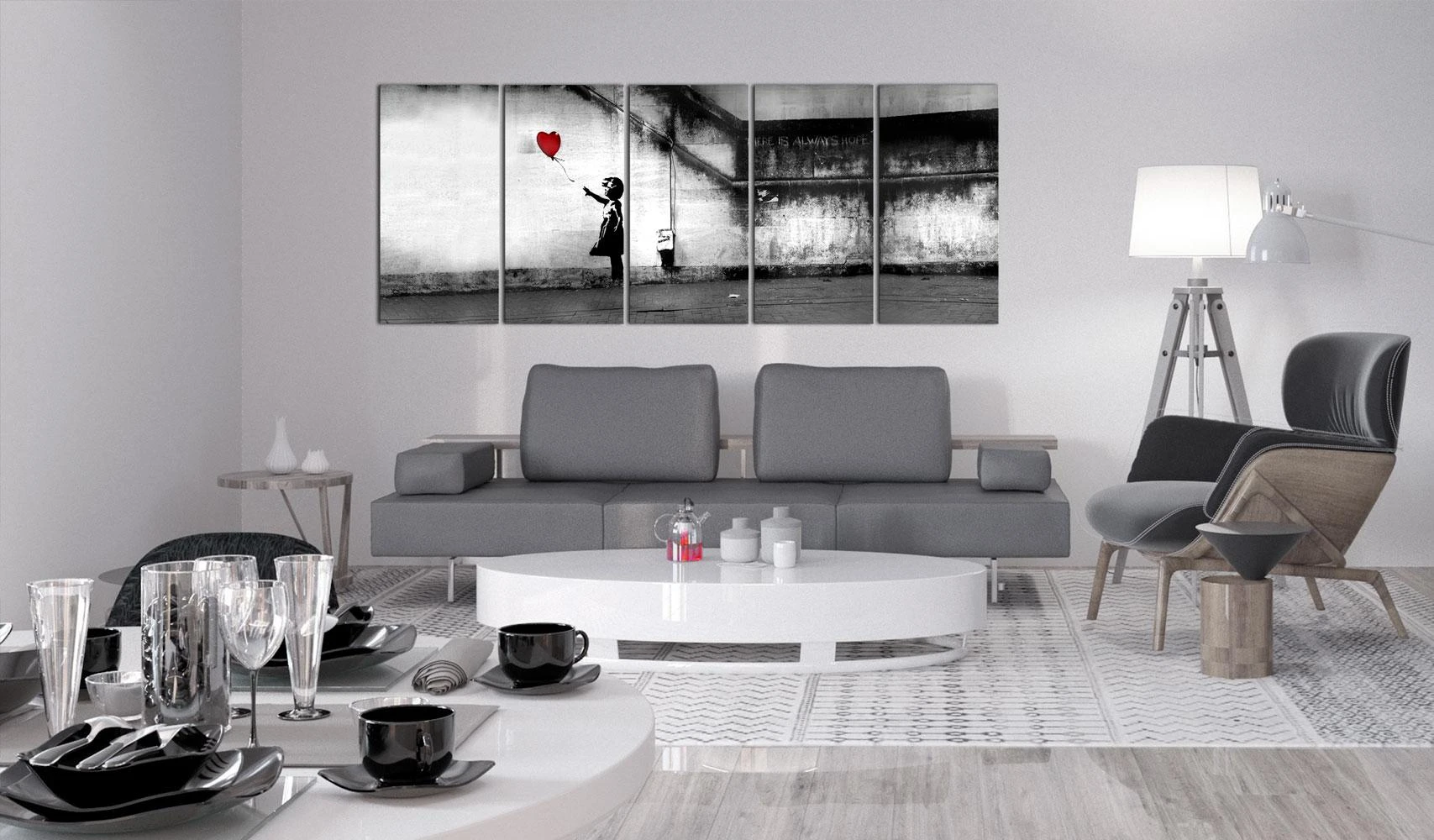 Artgeist Paveikslas - Banksy: Runaway Balloon