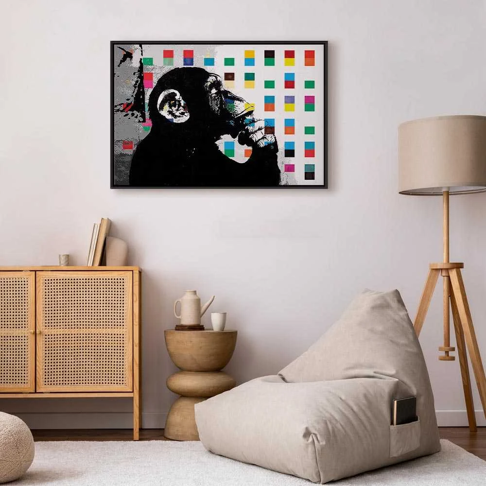 Artgeist Paveikslas - Banksy The Thinker Monkey