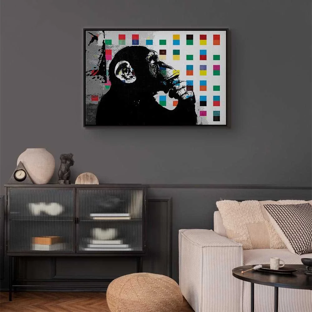 Artgeist Paveikslas - Banksy The Thinker Monkey