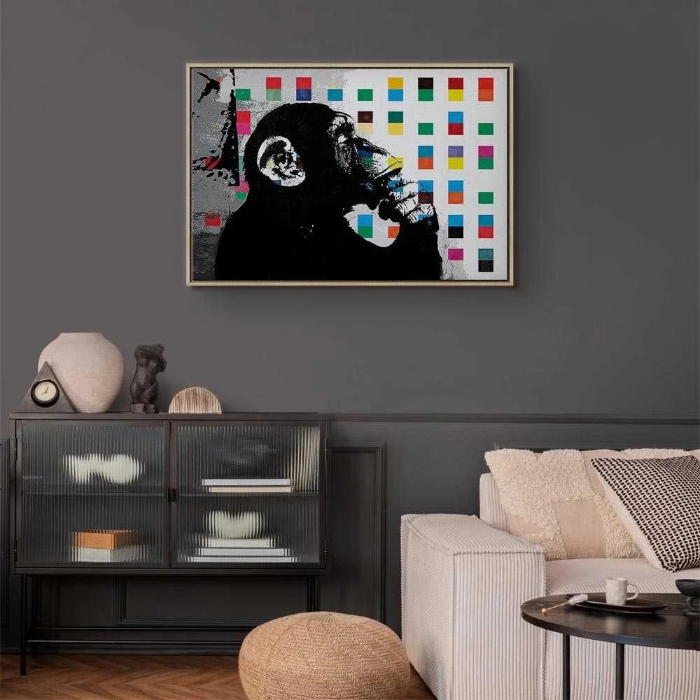 Artgeist Paveikslas - Banksy The Thinker Monkey