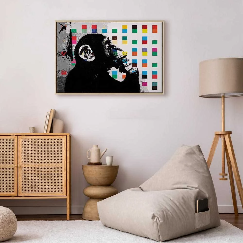 Artgeist Paveikslas - Banksy The Thinker Monkey