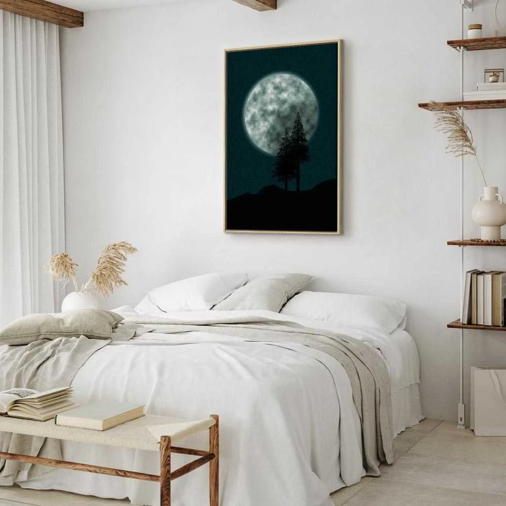 Artgeist Paveikslas - Beautiful Full Moon (1 Part) Vertical