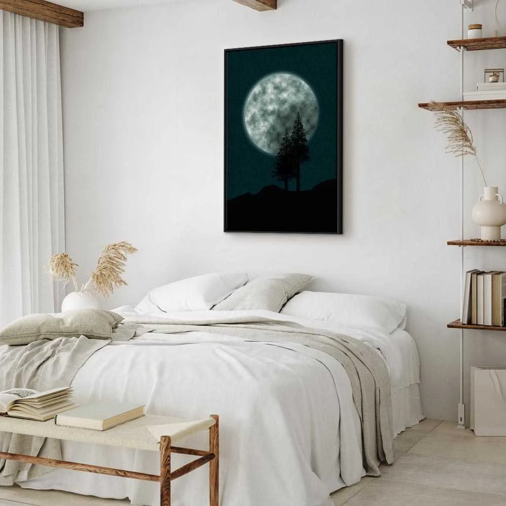 Artgeist Paveikslas - Beautiful Full Moon (1 Part) Vertical