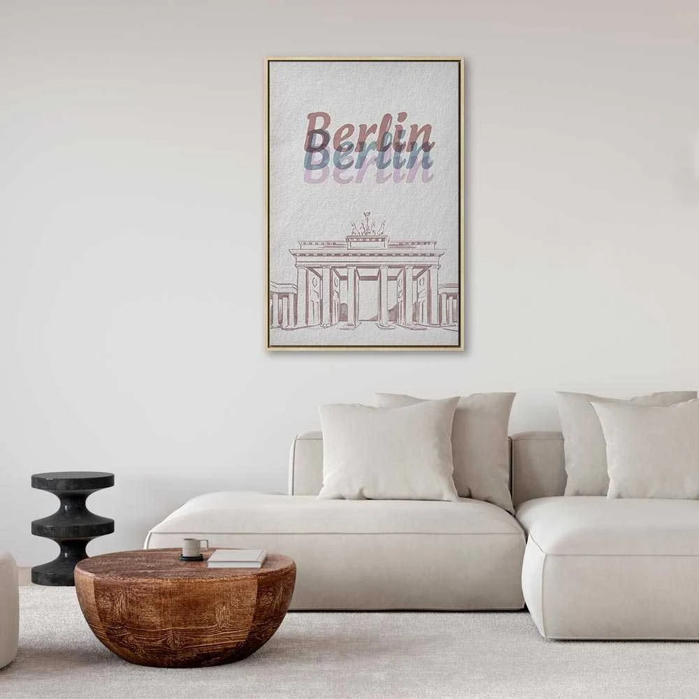 Artgeist Paveikslas - Berlin in Watercolours (1 Part) Vertical