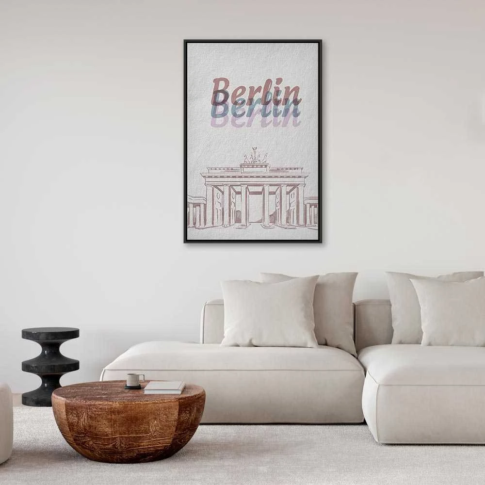 Artgeist Paveikslas - Berlin in Watercolours (1 Part) Vertical
