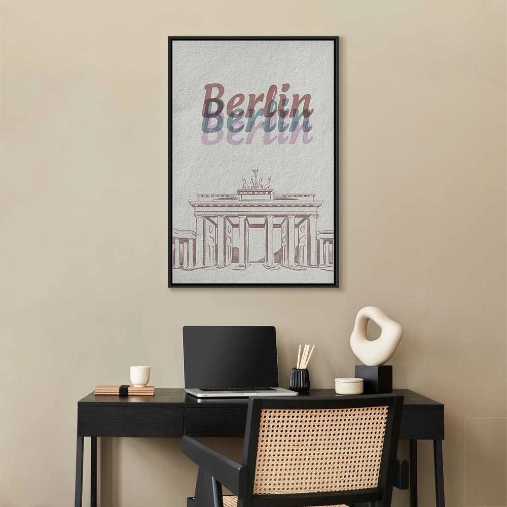 Artgeist Paveikslas - Berlin in Watercolours (1 Part) Vertical