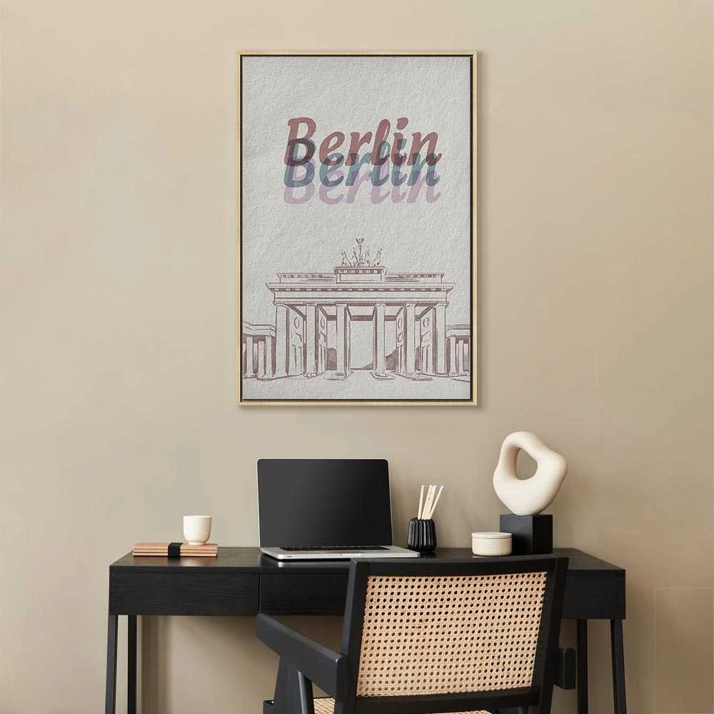 Artgeist Paveikslas - Berlin in Watercolours (1 Part) Vertical