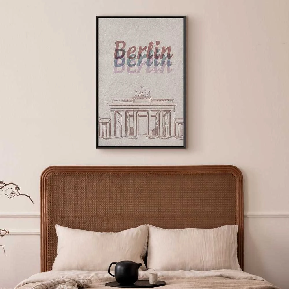 Artgeist Paveikslas - Berlin in Watercolours (1 Part) Vertical