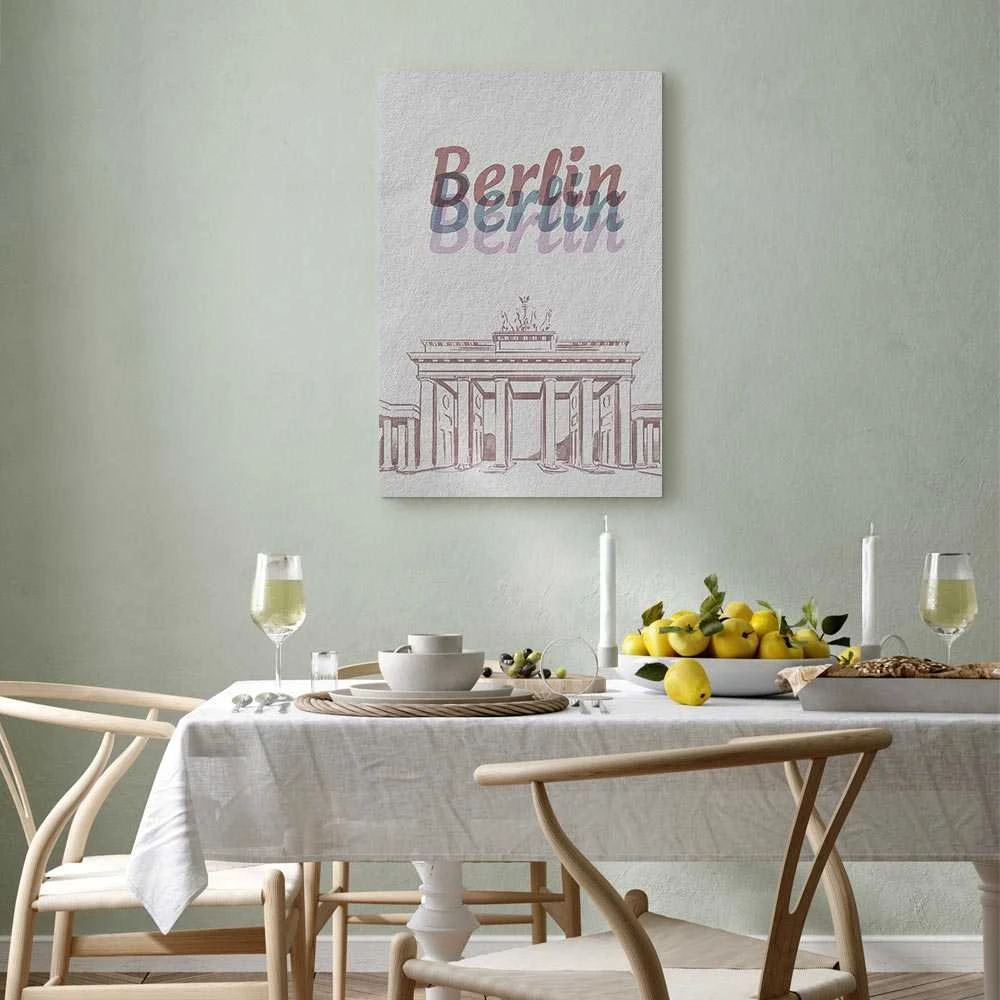 Artgeist Paveikslas - Berlin in Watercolours (1 Part) Vertical