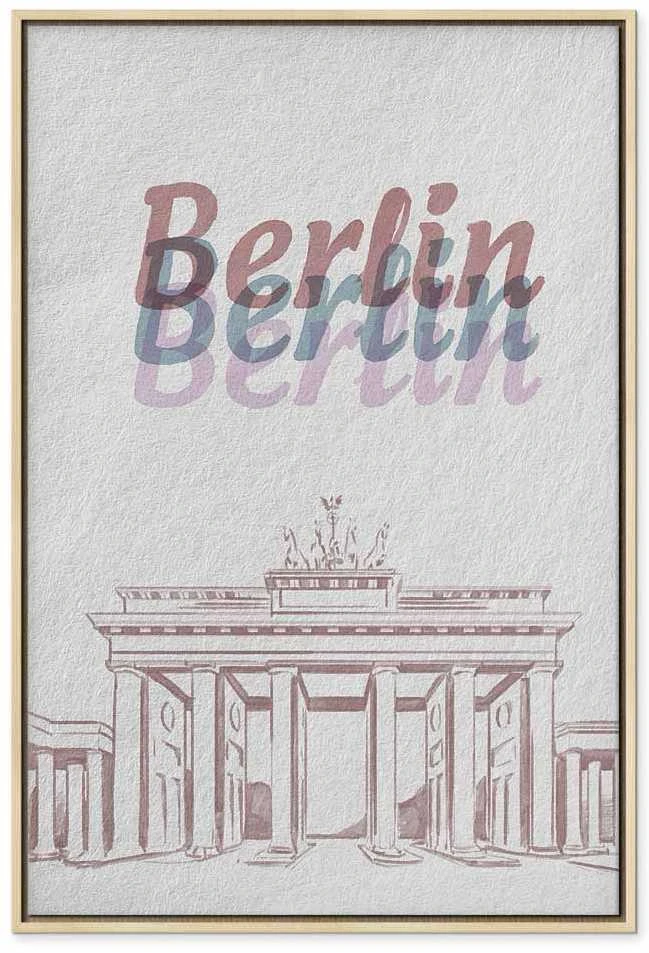 Artgeist Paveikslas - Berlin in Watercolours (1 Part) Vertical