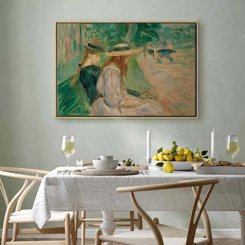 Artgeist Paveikslas - Berthe Morisot – Sur un banc de Bois de Boulogne