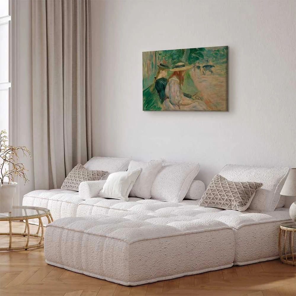 Artgeist Paveikslas - Berthe Morisot – Sur un banc de Bois de Boulogne