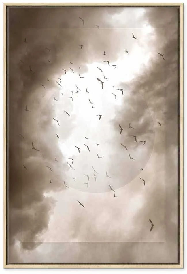 Artgeist Paveikslas - Birds in the Clouds (1 Part) Vertical