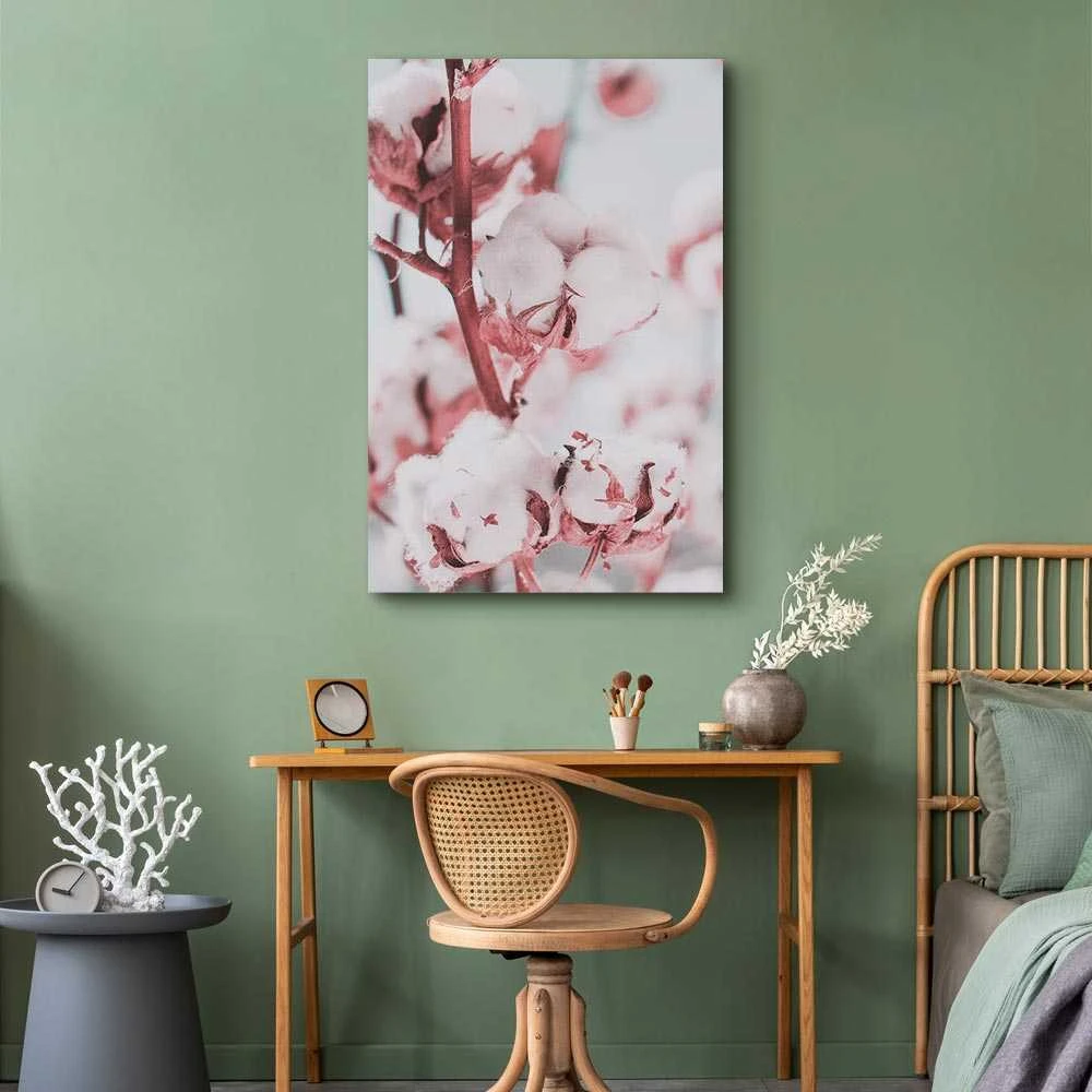 Artgeist Paveikslas - Blooming Cotton (1 Part) Vertical
