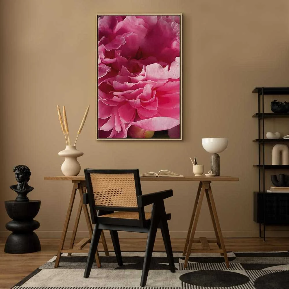 Artgeist Paveikslas - Blossom of Beauty (1-part) - Rožinė Peony Flower Embraced by Nature