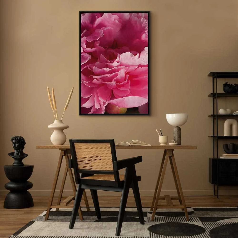 Artgeist Paveikslas - Blossom of Beauty (1-part) - Rožinė Peony Flower Embraced by Nature