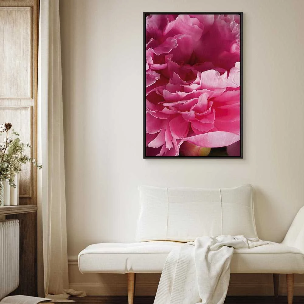 Artgeist Paveikslas - Blossom of Beauty (1-part) - Rožinė Peony Flower Embraced by Nature