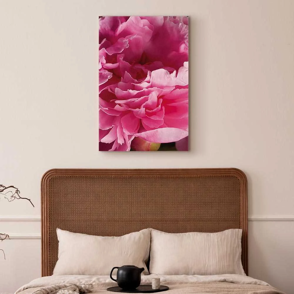 Artgeist Paveikslas - Blossom of Beauty (1-part) - Rožinė Peony Flower Embraced by Nature