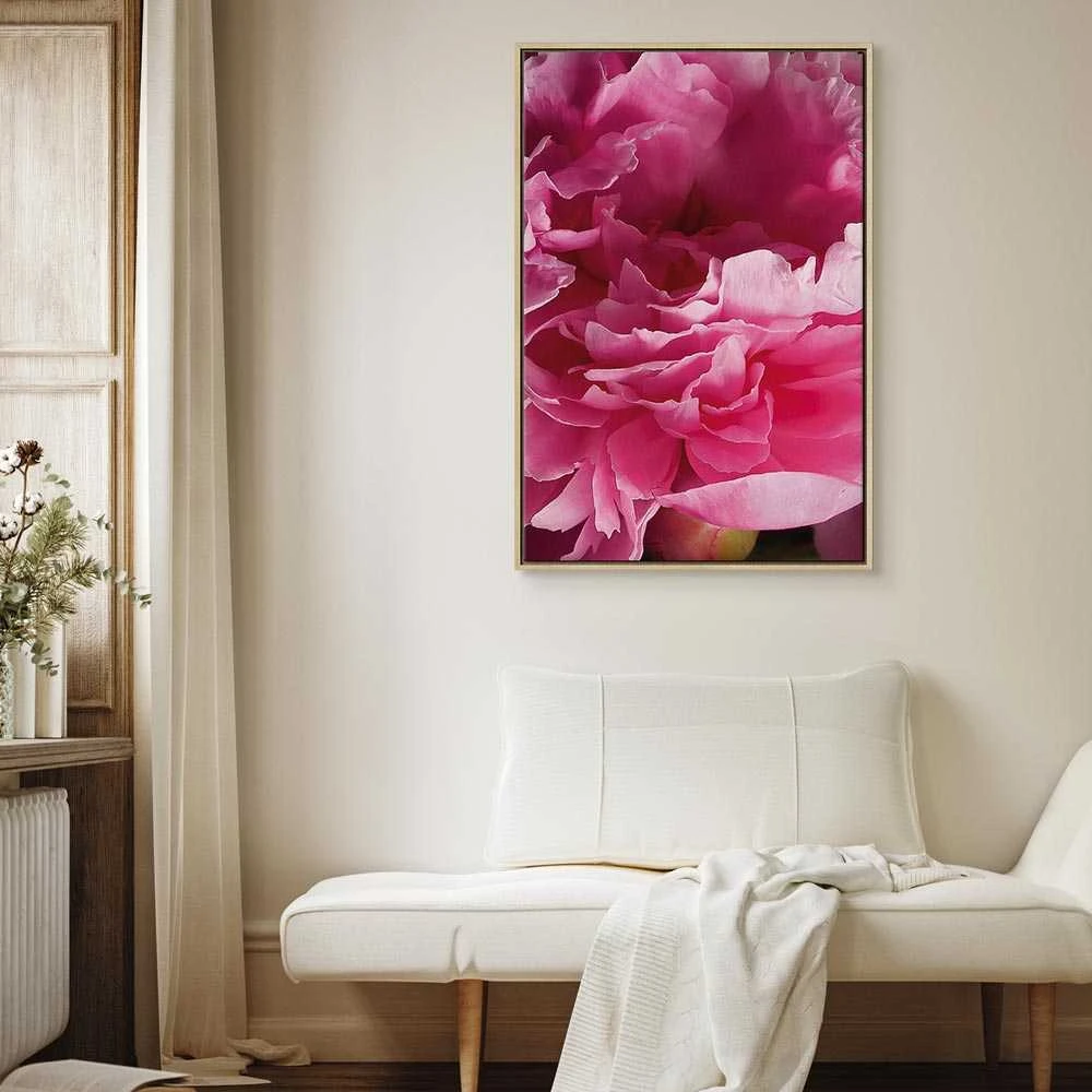 Artgeist Paveikslas - Blossom of Beauty (1-part) - Rožinė Peony Flower Embraced by Nature