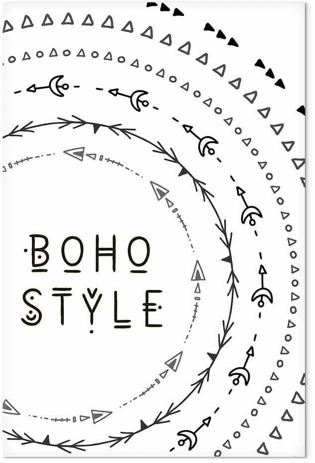 Artgeist Paveikslas - Boho Style (1 Part) Vertical