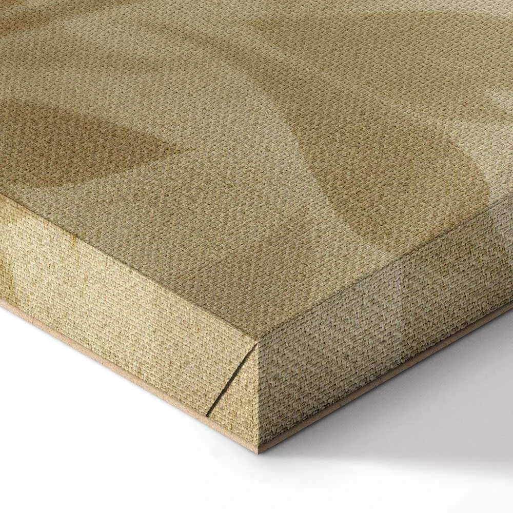 Artgeist Paveikslas - Botanical Motif with Leaves and Vines in Sand Colors