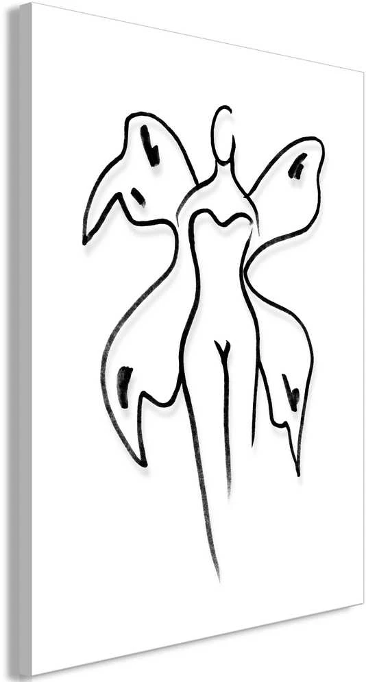 Artgeist Paveikslas - Butterfly Woman (1 Part) Vertical