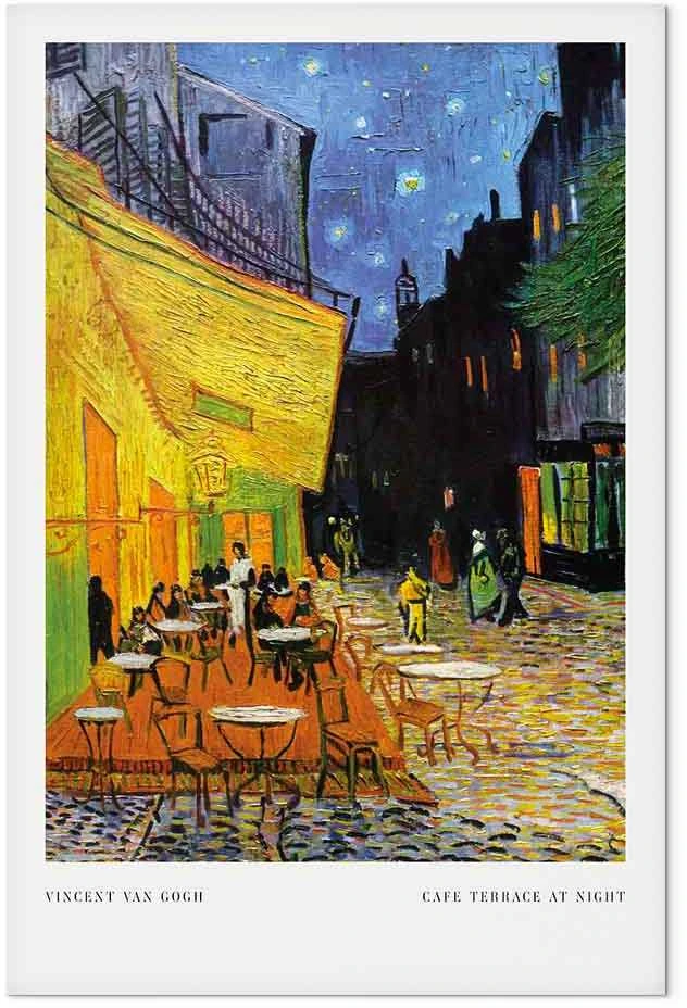 Artgeist Paveikslas - Cafe at Night (1 Part) Vertical