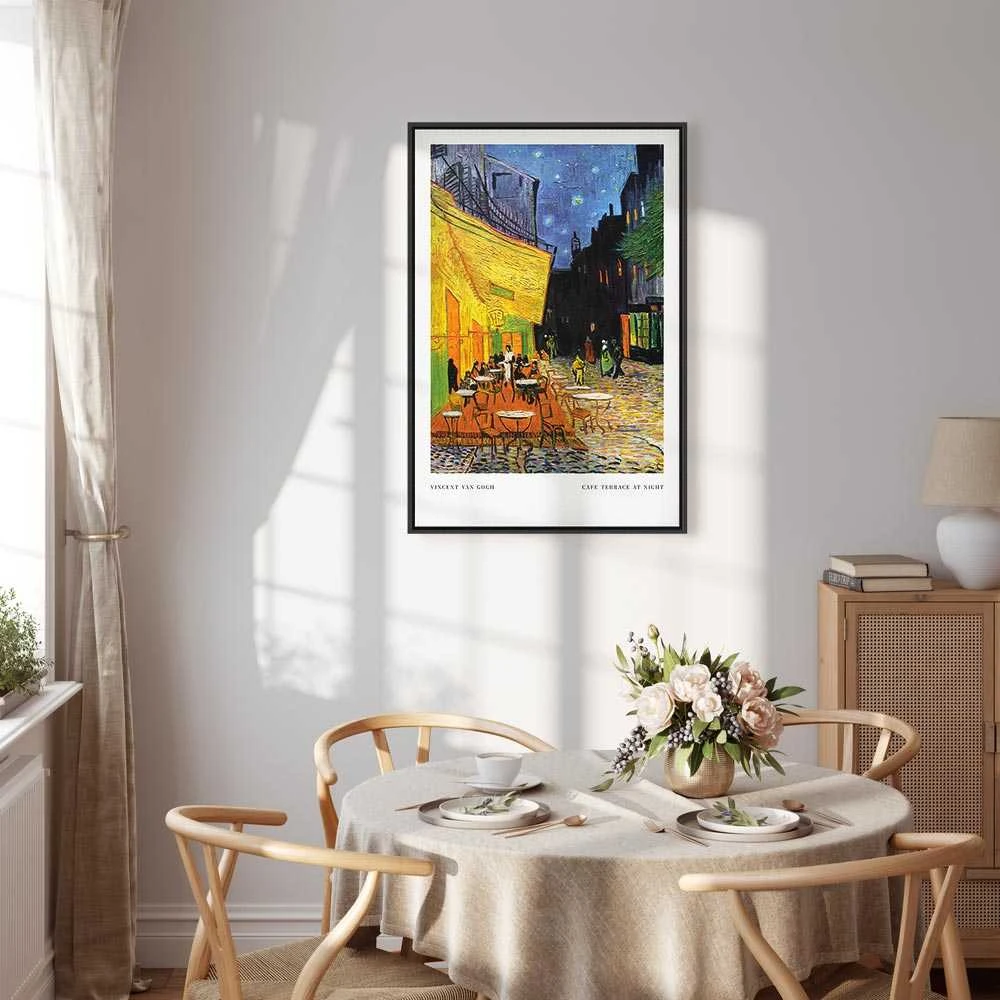 Artgeist Paveikslas - Cafe at Night (1 Part) Vertical