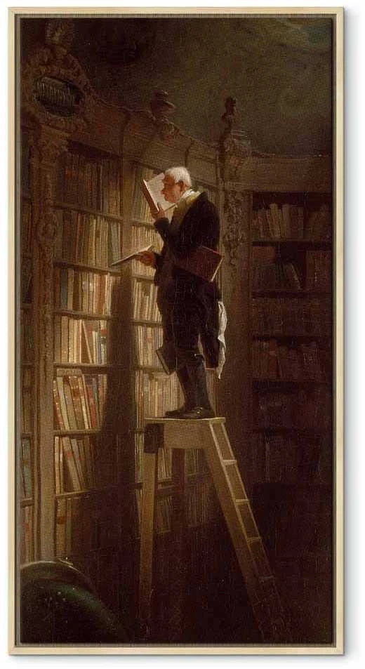 Artgeist Paveikslas - Carl Spitzweg – The Bookworm