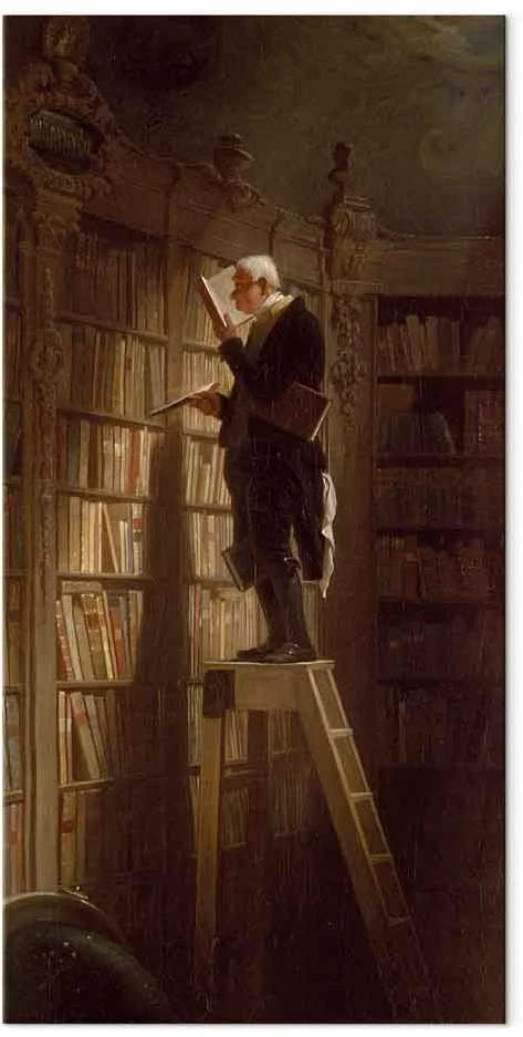 Artgeist Paveikslas - Carl Spitzweg – The Bookworm