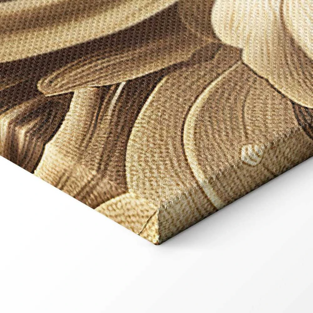 Artgeist Paveikslas - Carved Baroque Ornaments Rich Composition in Sepia Colors