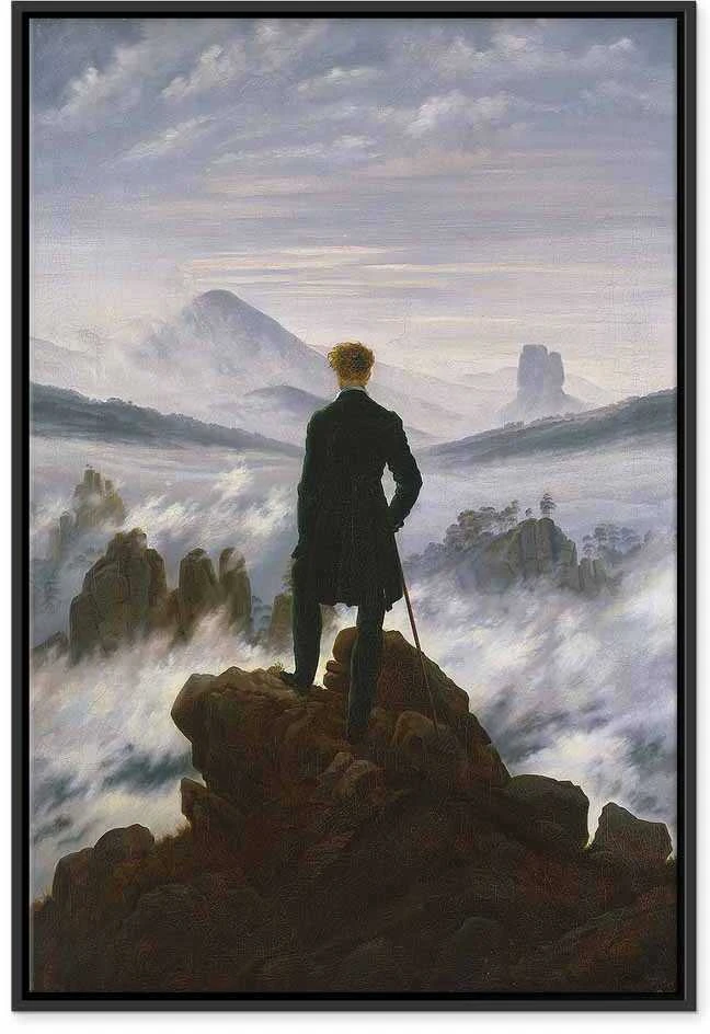 Artgeist Paveikslas - Caspar David Friedrich – Wanderer above the Sea of Fog