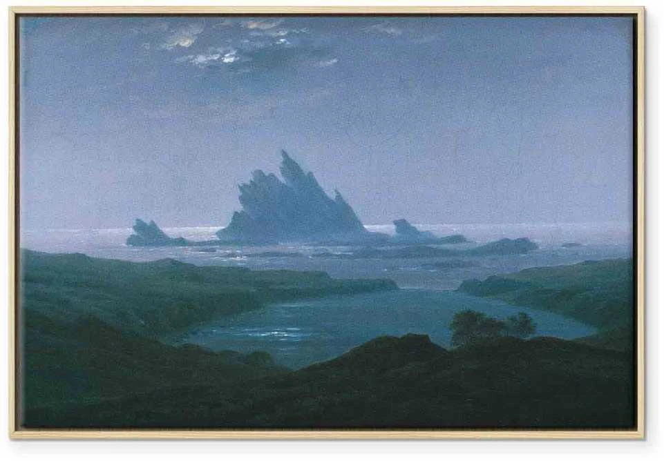 Artgeist Paveikslas - Caspar David Friedrich – Cliff reef on the beach