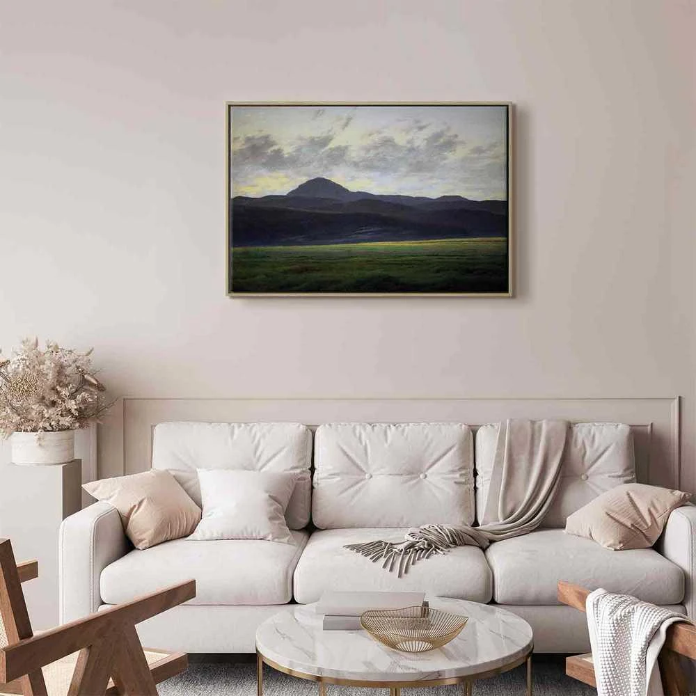 Artgeist Paveikslas - Caspar David Friedrich – Mountain Landscape in Bohemia