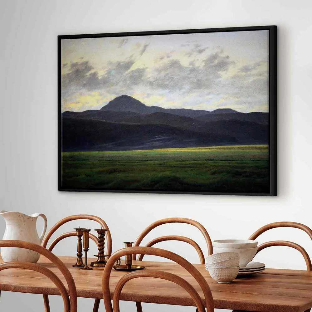 Artgeist Paveikslas - Caspar David Friedrich – Mountain Landscape in Bohemia
