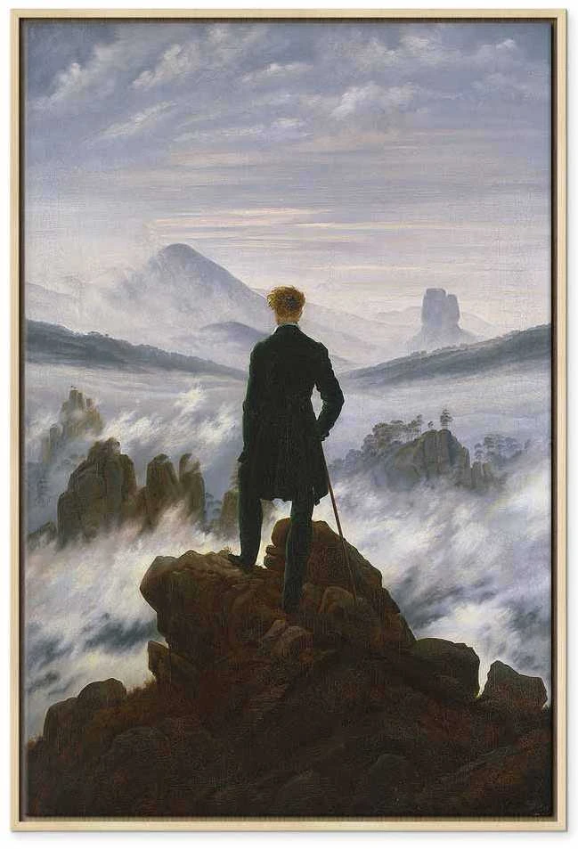Artgeist Paveikslas - Caspar David Friedrich – Wanderer above the Sea of Fog