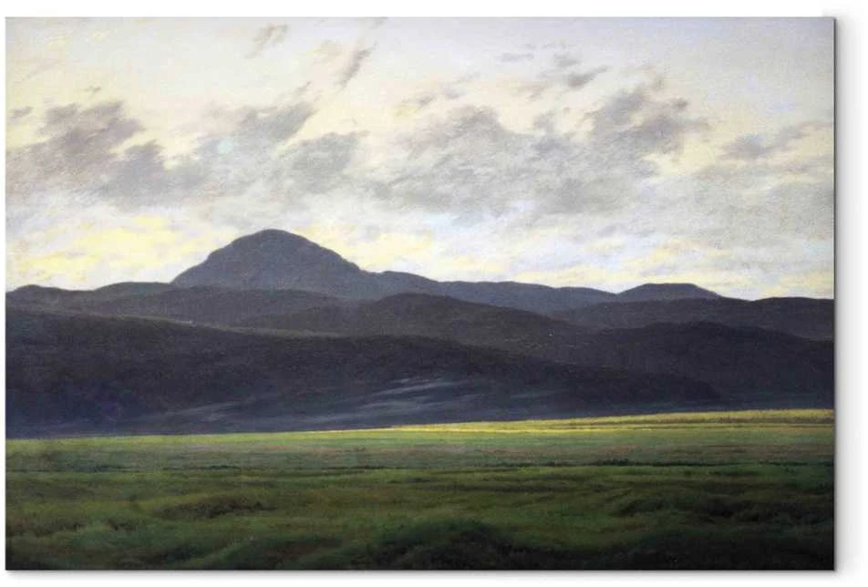 Artgeist Paveikslas - Caspar David Friedrich – Mountain Landscape in Bohemia
