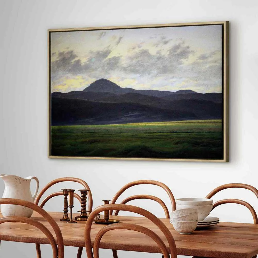Artgeist Paveikslas - Caspar David Friedrich – Mountain Landscape in Bohemia