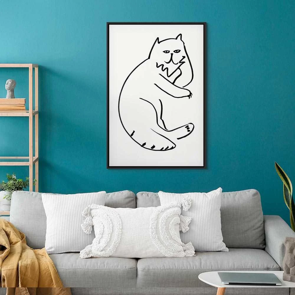 Artgeist Paveikslas - Cat Relaxing (1 Part) Vertical