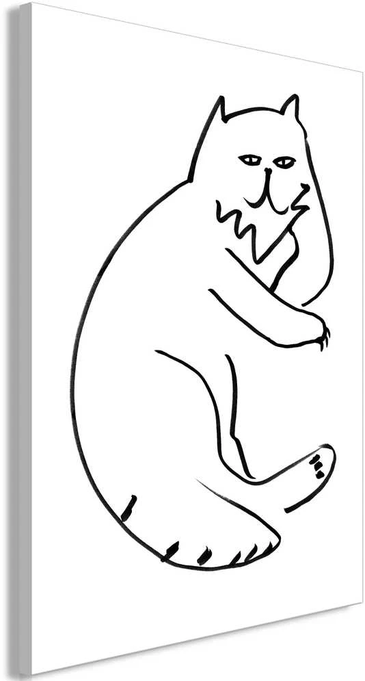 Artgeist Paveikslas - Cat Relaxing (1 Part) Vertical