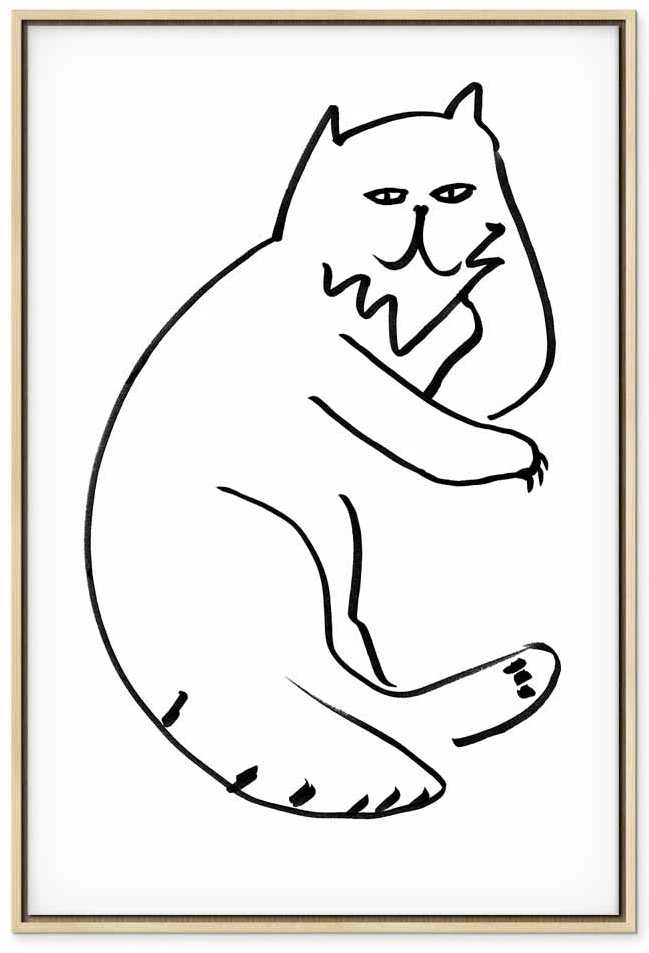 Artgeist Paveikslas - Cat Relaxing (1 Part) Vertical